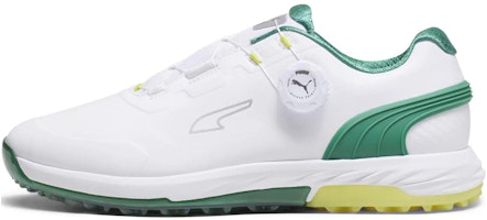 Puma Alphacat Nitro Disc Golf 'Puma White Archive Green Yellow Burst' 378920-01 Puma Alphacat Nitro Disc Golf 'Puma White Archive Green Yellow Burst' 378920-01