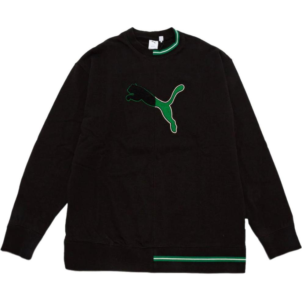 Puma Gradient Logo Crewneck Sweatshirt Black 533481-01