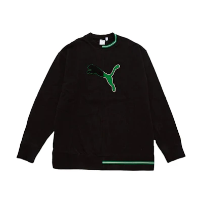 Puma Gradient Logo Crewneck Sweatshirt Black 533481-01