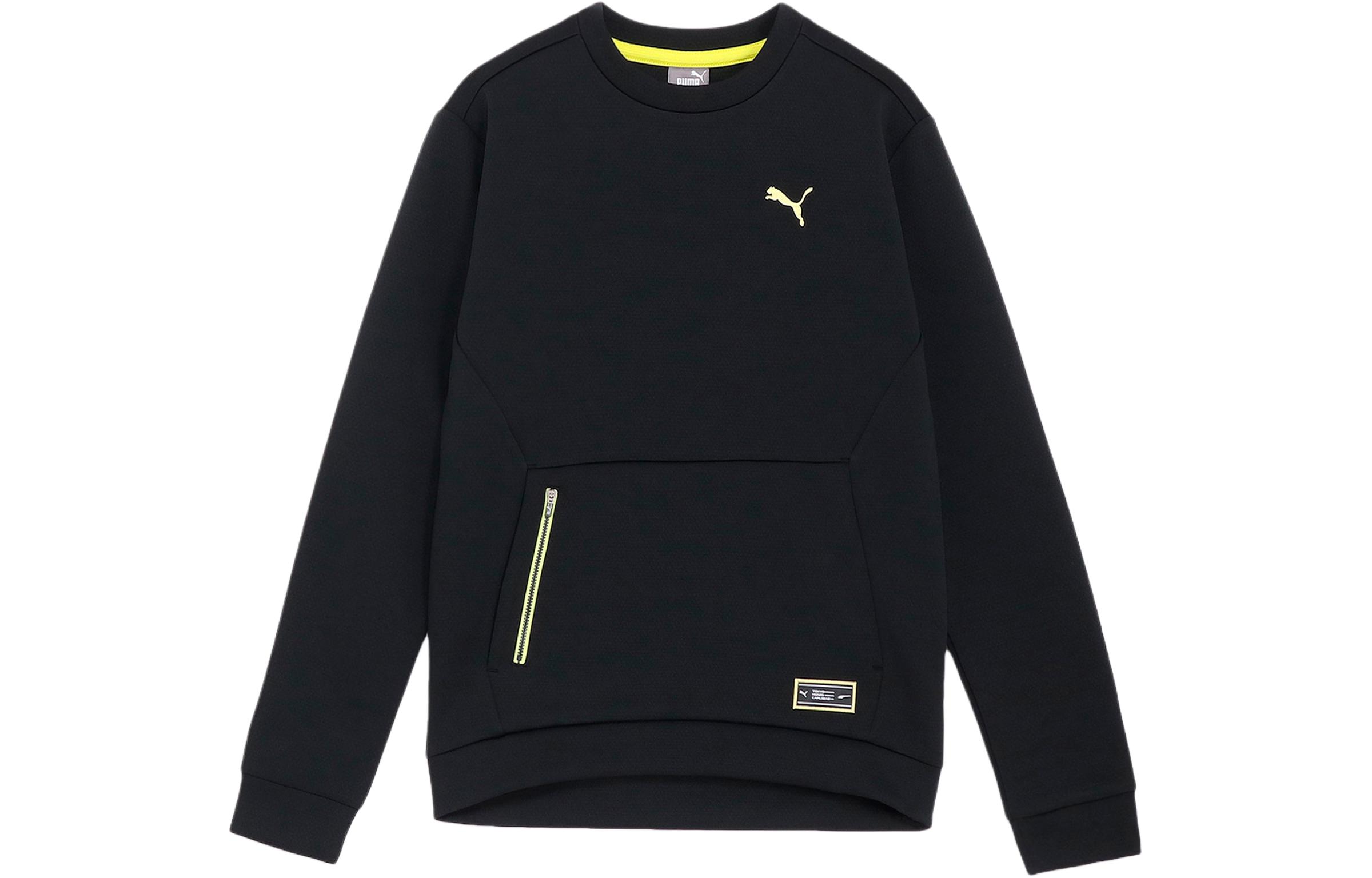 Puma Graphic Crewneck Casual Sweatshirt - Black 624909-01