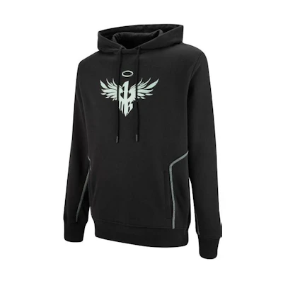Puma Graphic Print Drawstring Hoodie - Black 621968-01