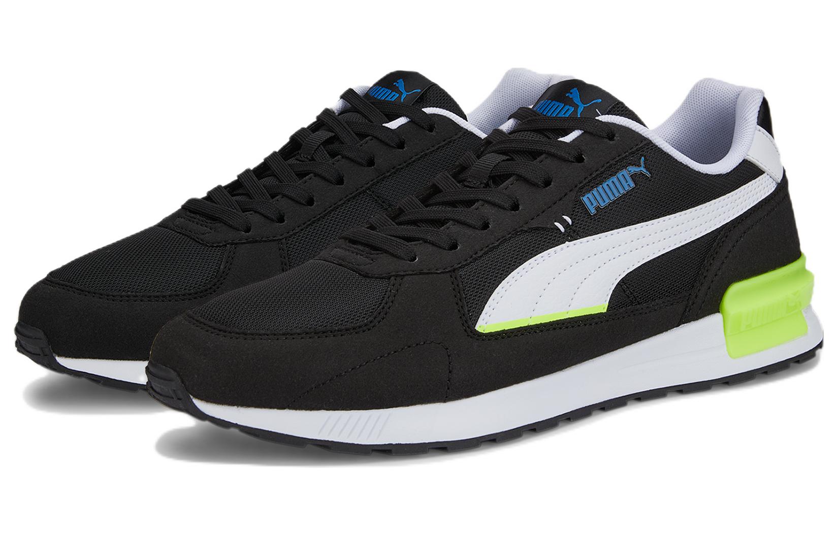 Lookbook Puma Graviton 'Negro Blanco Verde' 380738-23