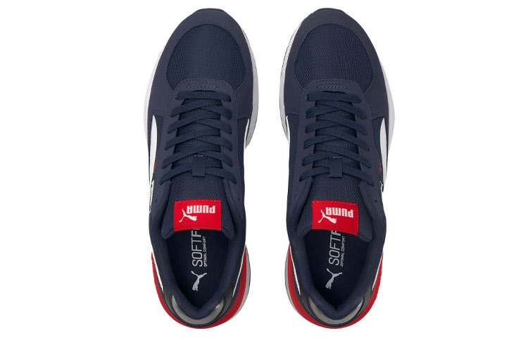 Lookbook Puma Graviton 減震防滑耐磨 低幫跑步鞋 藍紅