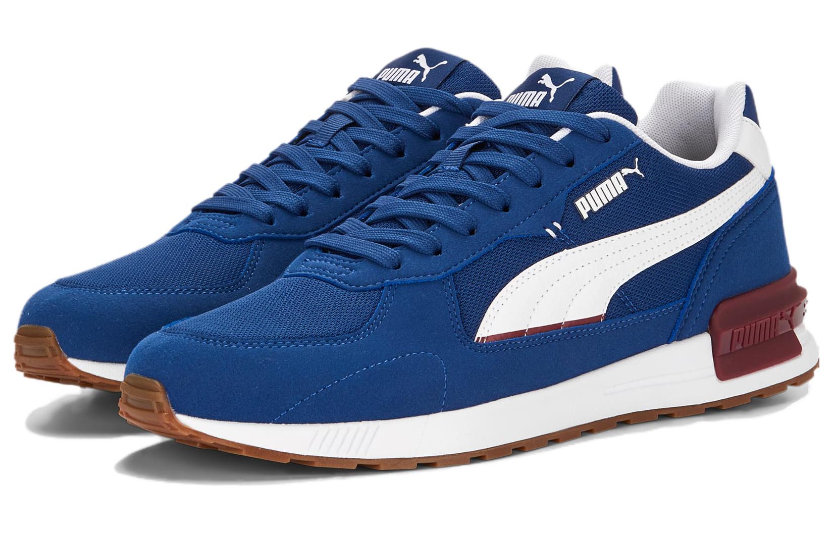 Lookbook PUMA Graviton 防滑耐磨 低幫 運動休閒鞋 男款 藍白棕