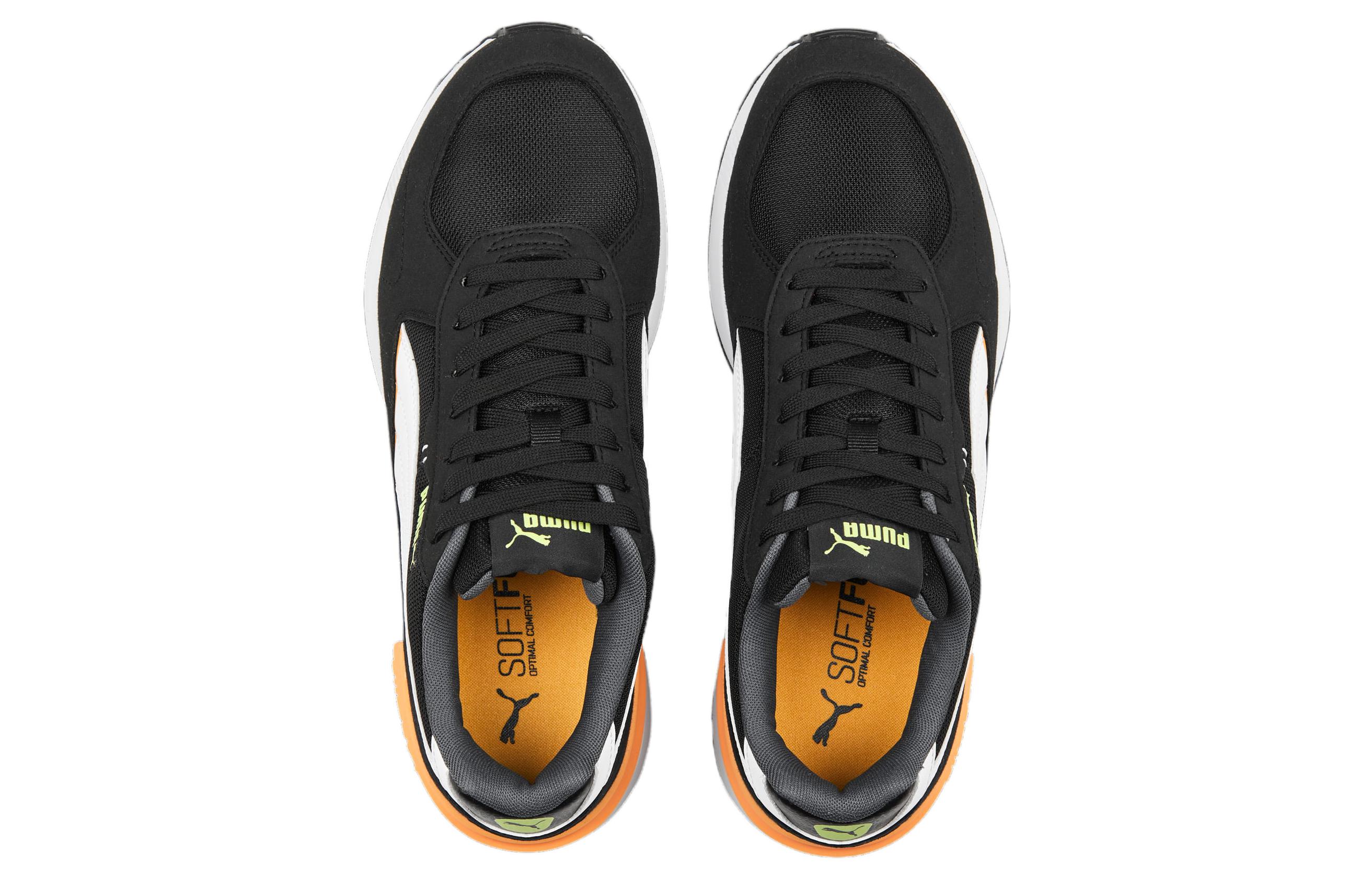 Shop Puma Graviton Low 'Negro Blanco Naranja' 380738-27