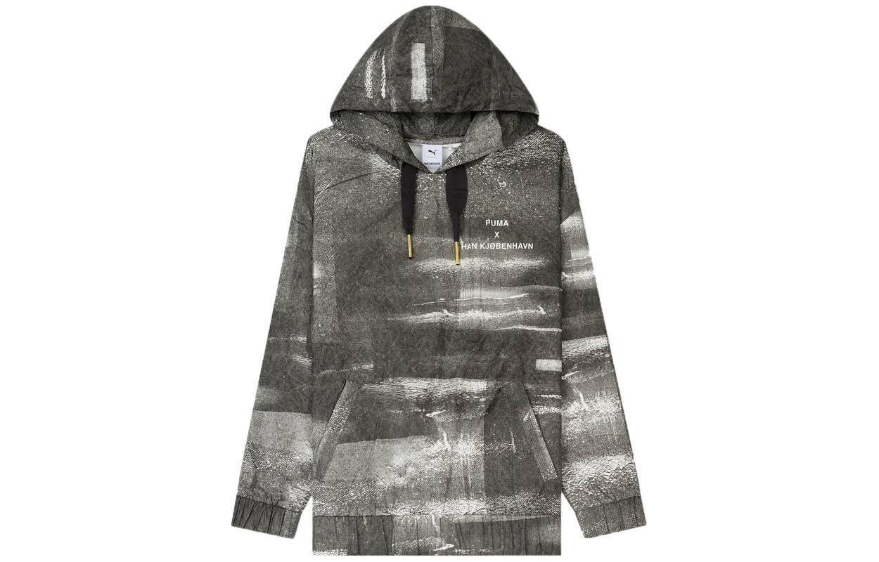 Puma Gray Hoodie Regular Fit Long Sleeve Jacket 575527-02