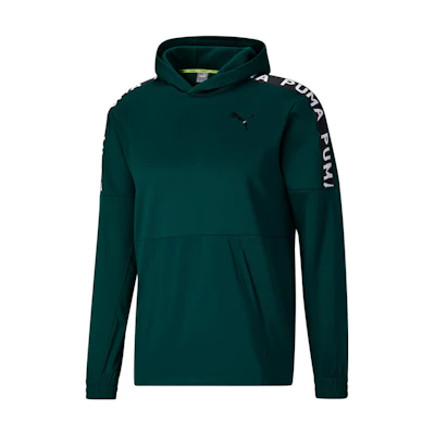 Puma Green Logo Graphic Hoodie 523045-24
