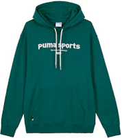 Puma Green Pullover Hoodie with Letter Print 623442-43 Puma Green Pullover Hoodie with Letter Print 623442-43