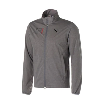Puma Grey Hoodie Jacket with Logo and Digital Print Design 539380-03