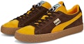 Lookbook PUMA Hawaii OG 休閒 耐磨 低筒 板鞋 男女同款 黃棕色