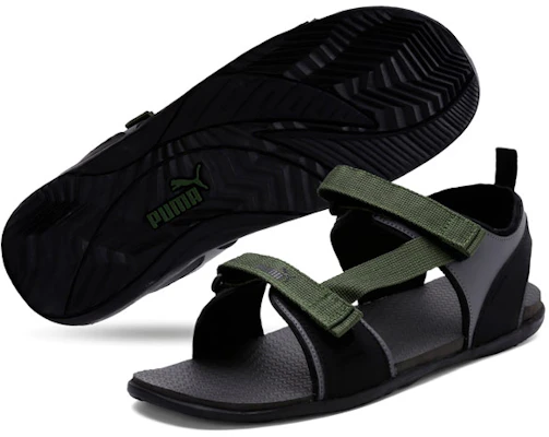 Sandales Puma Hexa Idp ''Noir Gris Vert''. 339835-05 Shop Sandales Puma Hexa Idp ''Noir Gris Vert''. 339835-05