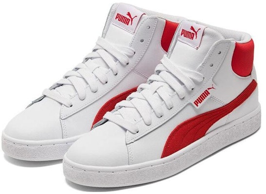 푸마 비비드 레드 하이탑 스니커즈 359169-11 Lookbook 푸마 비비드 레드 하이탑 스니커즈 359169-11