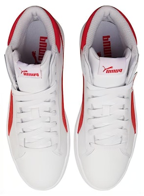 푸마 비비드 레드 하이탑 스니커즈 359169-11 Shop 푸마 비비드 레드 하이탑 스니커즈 359169-11