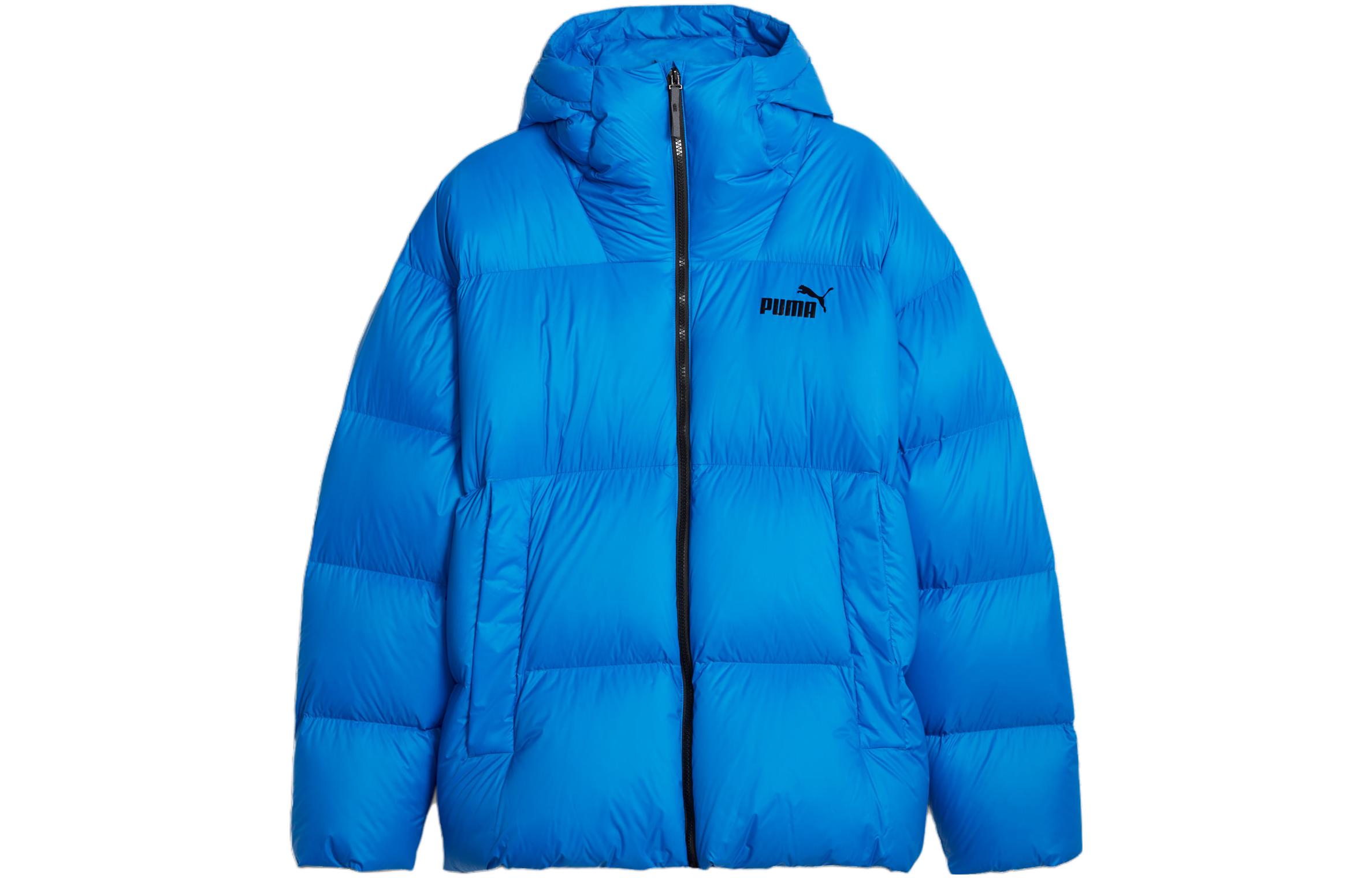 Puma Hooded Ultra Down Puffer Jacket Racing Blue Casual Style 675383-47