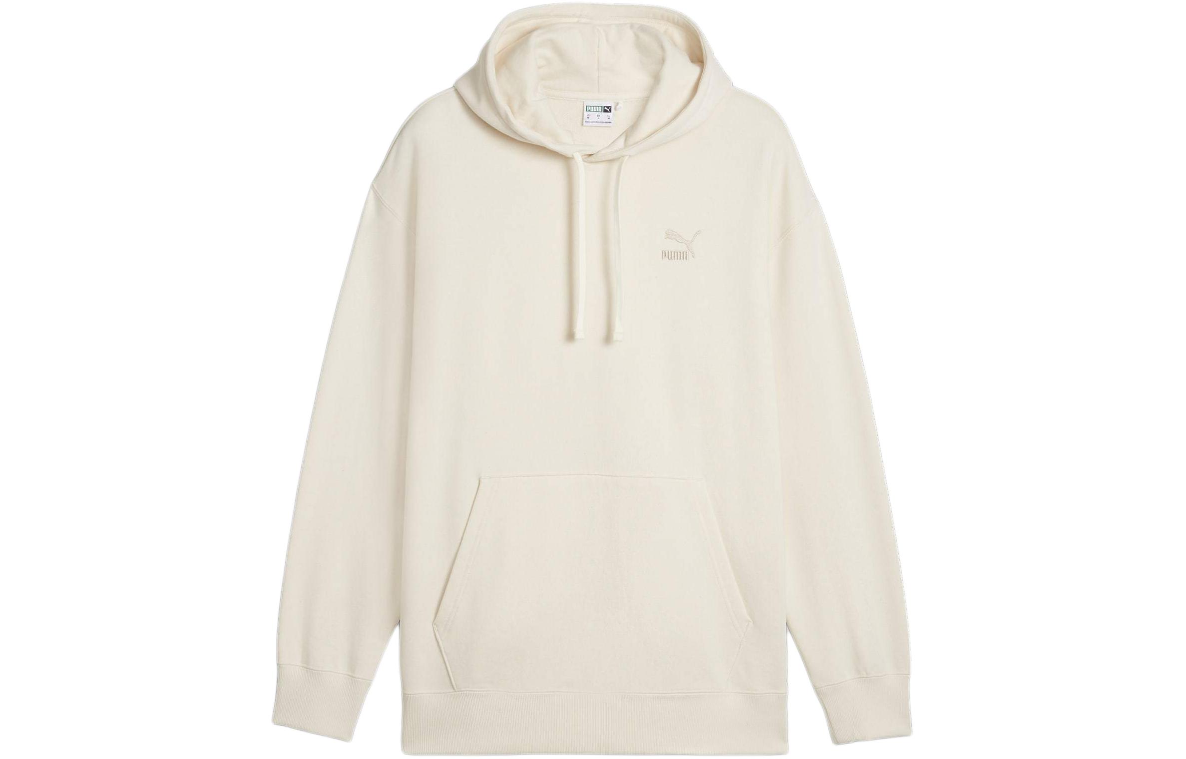 Puma Hoodie BETTER CLASSICS Embroidered Unisex Long Sleeve - Off-White 624241-99