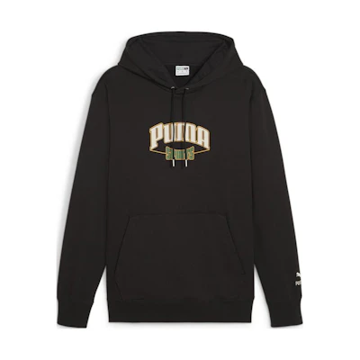 Puma Hoodie Black Alphabet Print Long Sleeve - Trending Series 624396-01
