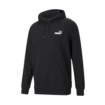 Puma Hoodie Black with Letter Print and Long Sleeves 589038-01