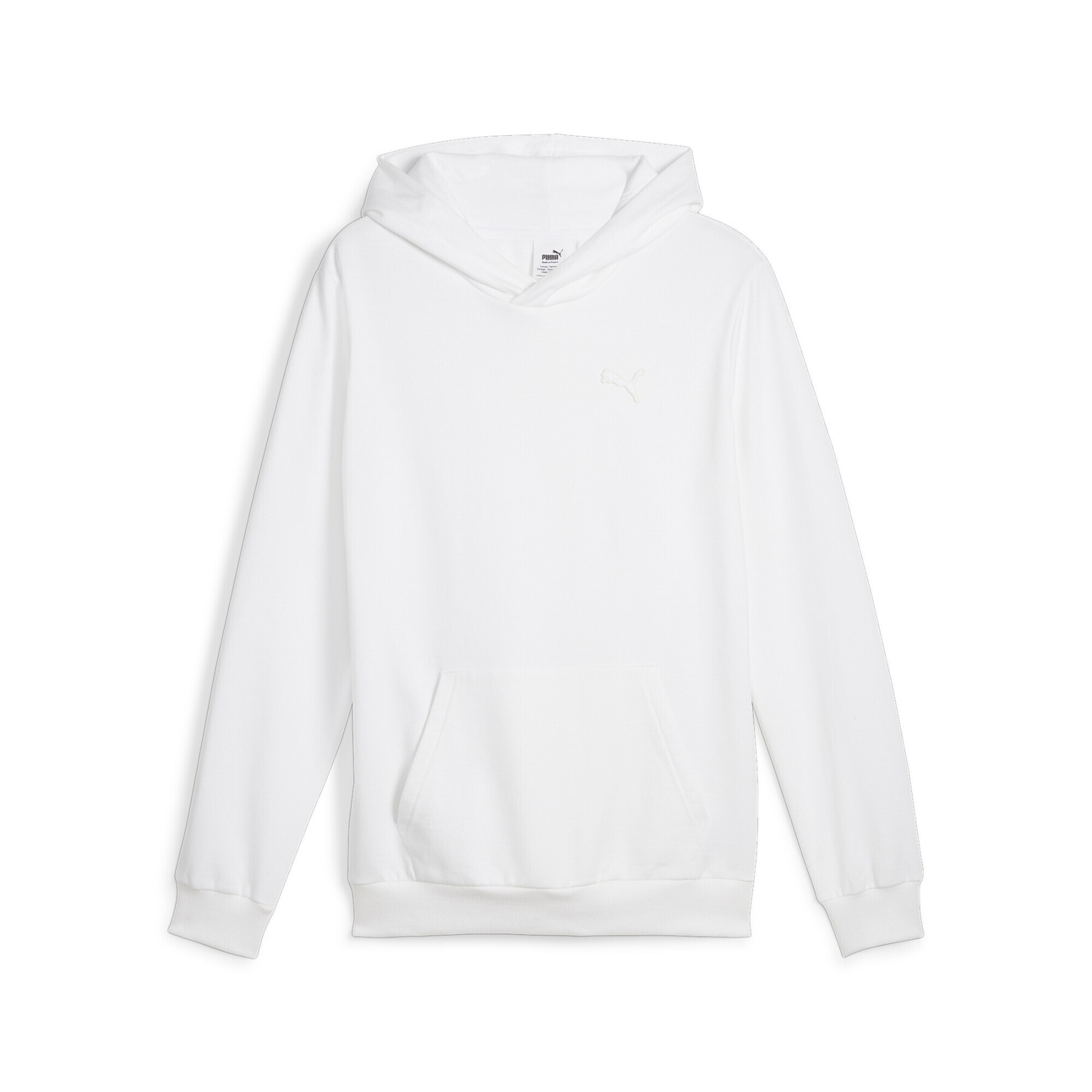 Puma Hoodie Made in France White Unisex Pullover 682932-03