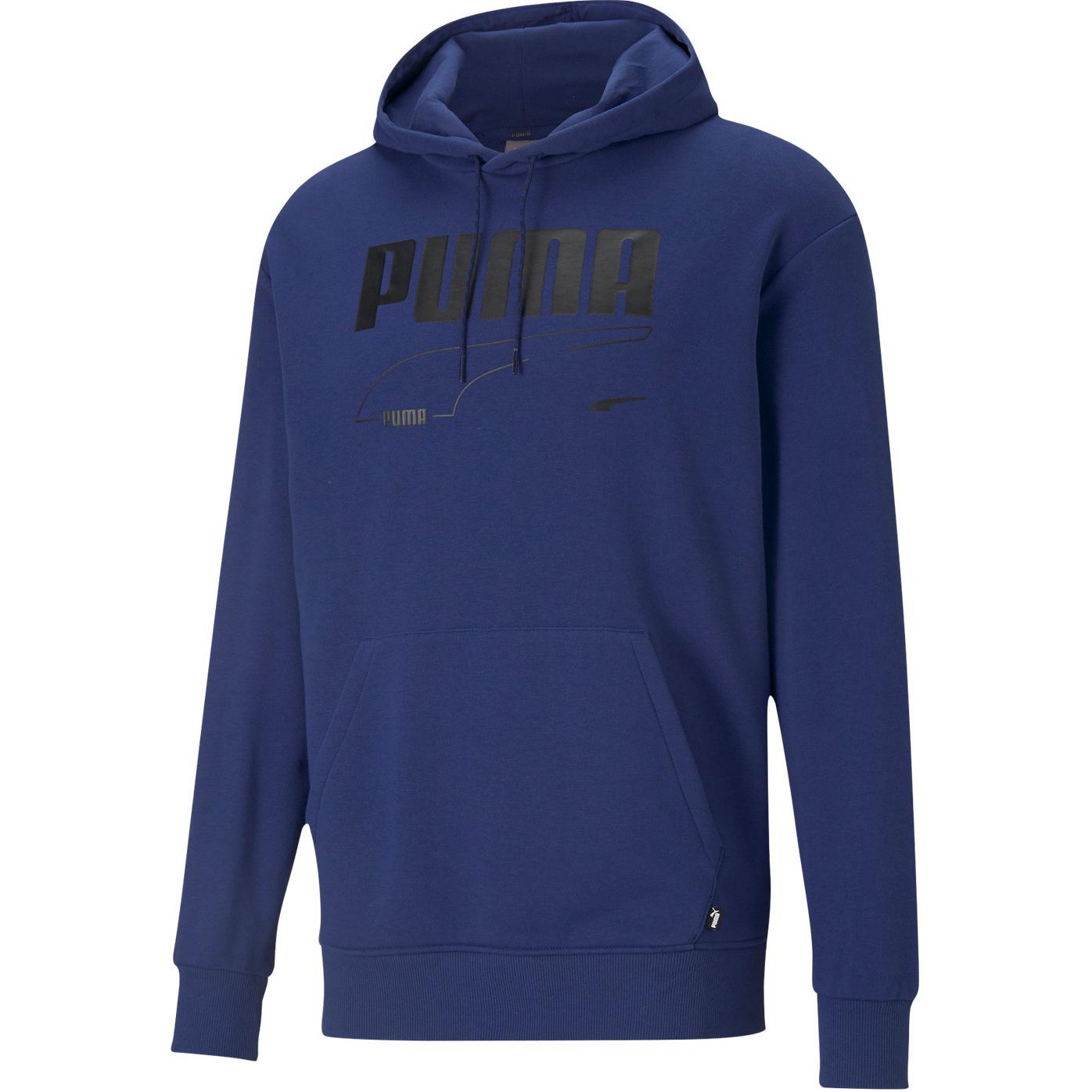 Puma Hoodie Pullover Sweatshirt in Electro Blue - Breathable Design 588873-12