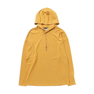 Puma Hoodie Yellow Embroidered Logo Pullover Long Sleeve 771522-15