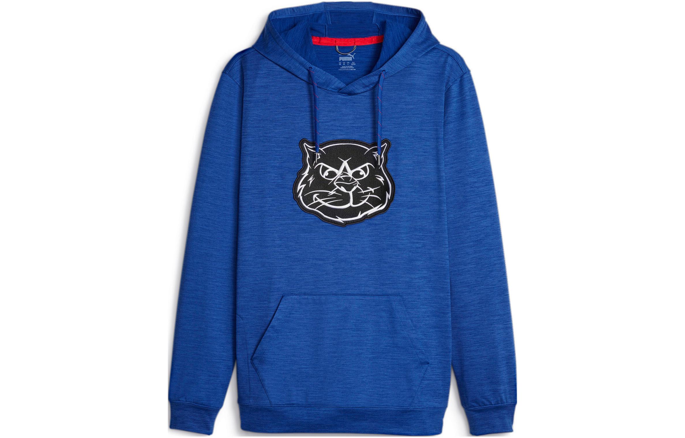 Puma HOOPS GOLF Printed Pullover Hoodie Royal Blue 622901-01