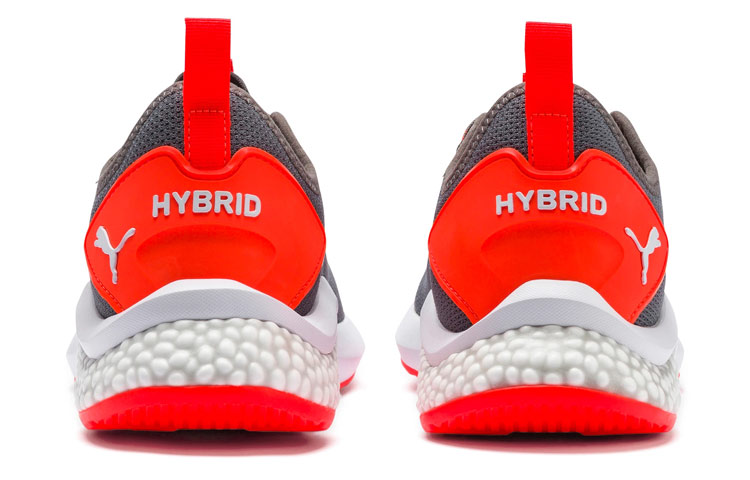 Shop Puma Hybrid Nx 灰橙 低幫跑步鞋