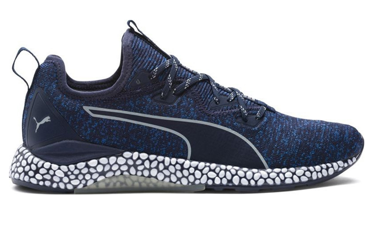 Order 彪马混合跑者织物低帮休閒跑步鞋 藍黑