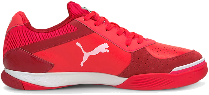 Puma Ibero 2 Futsal 減震防滑 低筒休閒板鞋 白紅 Order Puma Ibero 2 Futsal 減震防滑 低筒休閒板鞋 白紅