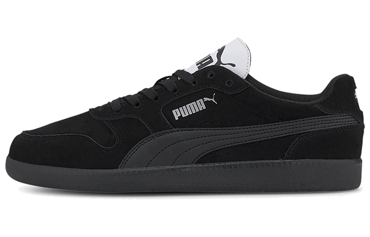Puma Icra Black Casual Low Board Shoes 'Black White' 356741-50