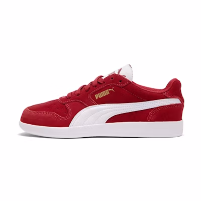 Puma Icra Trainer Sd White/Red Low Casual Board Shoes