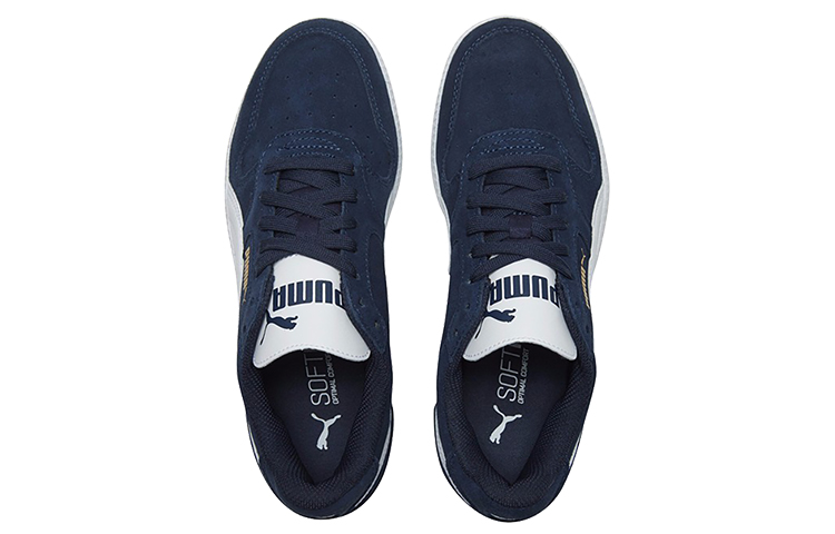 Shop PUMA Icra Trainer Sd 復古休閒 百搭 低筒 板鞋 男女款 藍白金