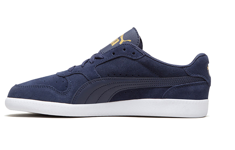 Puma Icra Trainer Sd Navy Blue LowCasualBoard Shoes 'Blue White Gold' 356741-40