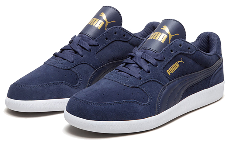 Lookbook Puma Icra Trainer Sd Sepatu Kasual Biru Putih Emas Navy. 356741-40