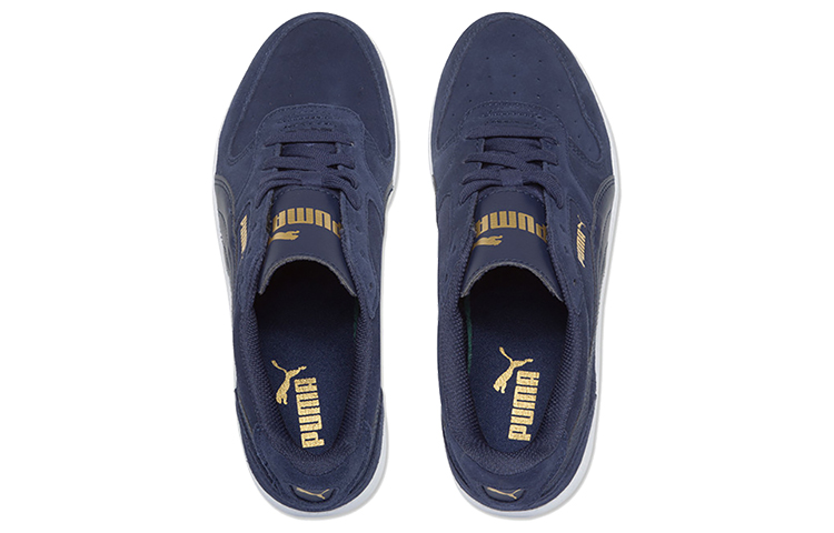 Shop Puma Icra Trainer Sd Sepatu Kasual Biru Putih Emas Navy. 356741-40