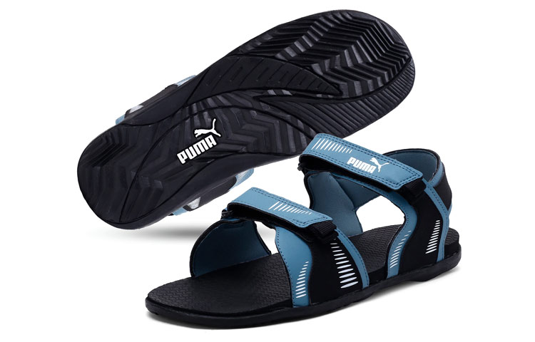 Lookbook Sandal Puma Idp 'Gem Biru Hitam' 339826-05