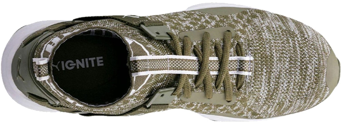 Puma Ignite EvoKnit Running Shoes Green/White 189697-14 Shop Puma Ignite EvoKnit Running Shoes Green/White 189697-14