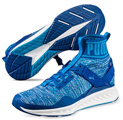 Puma Ignite EvoKNIT High-Top 'Ringan Biru' 189697-06 Shop Puma Ignite EvoKNIT High-Top 'Ringan Biru' 189697-06