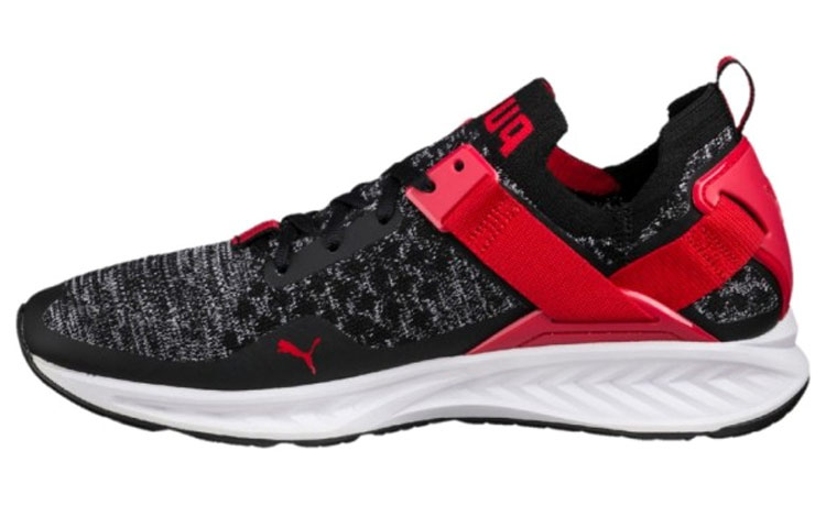 Puma Ignite EvoKnit Lo 'Black Red Colorblock' 189904-04