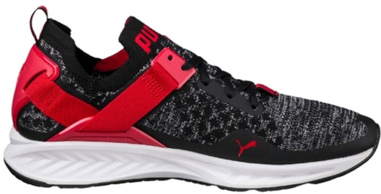 Puma Ignite EvoKnit Lo 'Black Red Colorblock' 189904-04 Order Puma Ignite EvoKnit Lo 'Black Red Colorblock' 189904-04