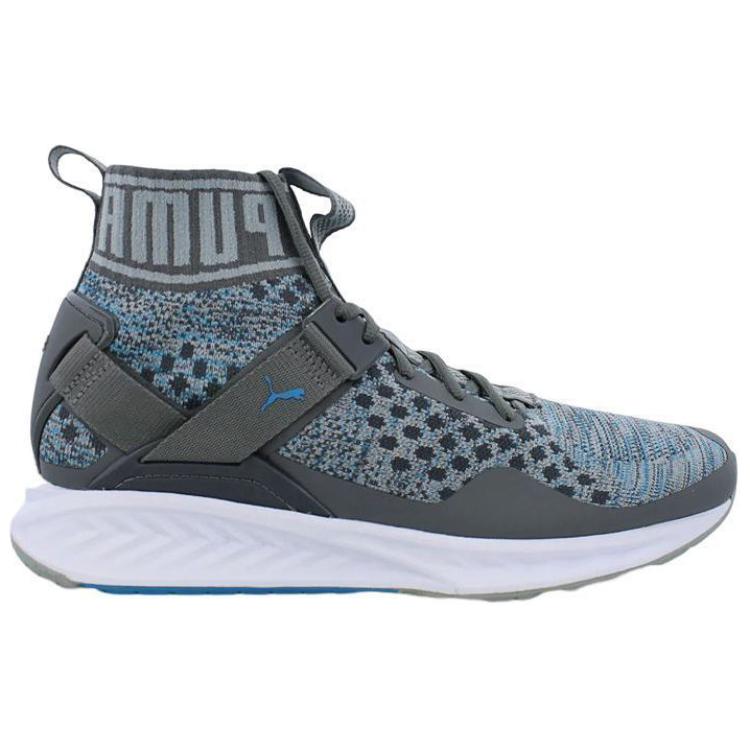 Order Puma Ignite EvoKnitted Abu-abu Biru 189697-04