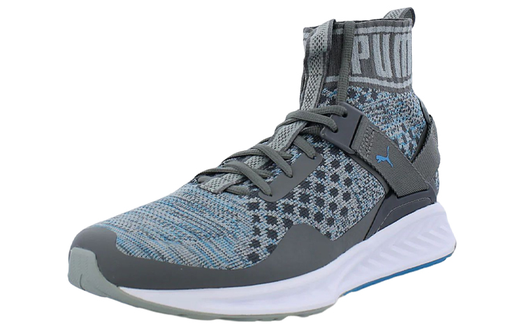 Lookbook Puma Ignite EvoKnitted Abu-abu Biru 189697-04