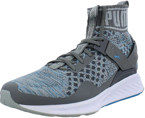 Puma Ignite EvoKnitted Abu-abu Biru 189697-04 Lookbook Puma Ignite EvoKnitted Abu-abu Biru 189697-04