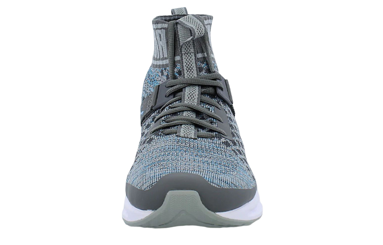 Shop Puma Ignite EvoKnitted Abu-abu Biru 189697-04