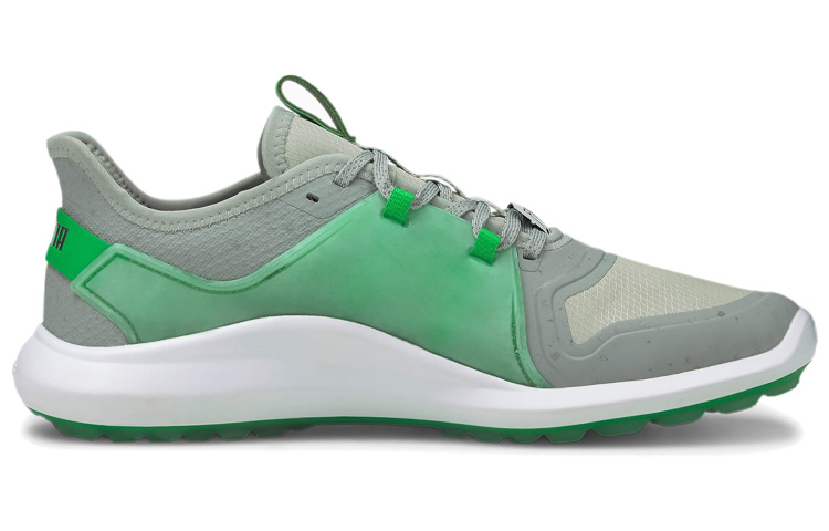 Puma Ignite Fasten8 Flash Fm Golf Shoes Grey/Green 圖 2