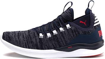 Puma Ignite Flash Daunt Low Top Running Shoes Blue/White 191672-09 Puma Ignite Flash Daunt Low Top Running Shoes Blue/White 191672-09