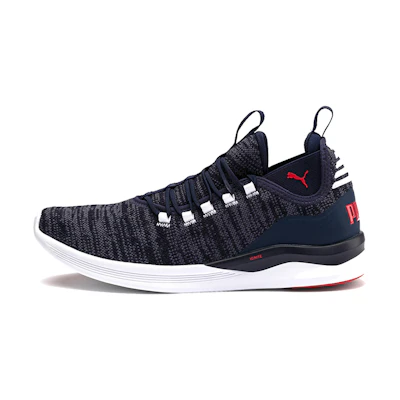 Puma Ignite Flash Daunt Low Top Running Shoes Blue/White
