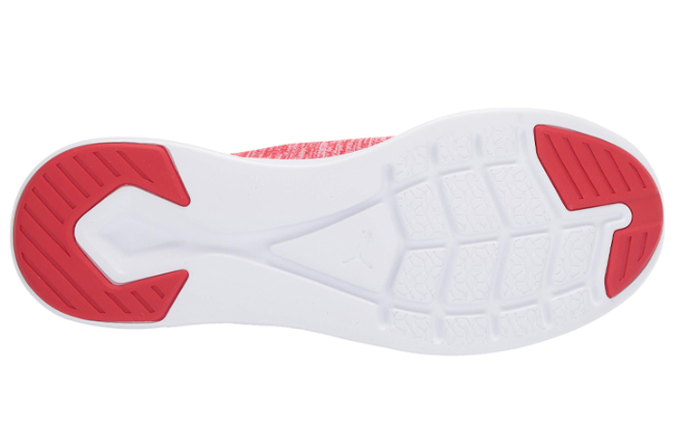 Shop Puma Ignite Flash Evoknit 紅色 低筒運動鞋