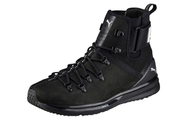 Lookbook プーマ イグナイト リミットレス レザー ハイカット (Black) 190563-01