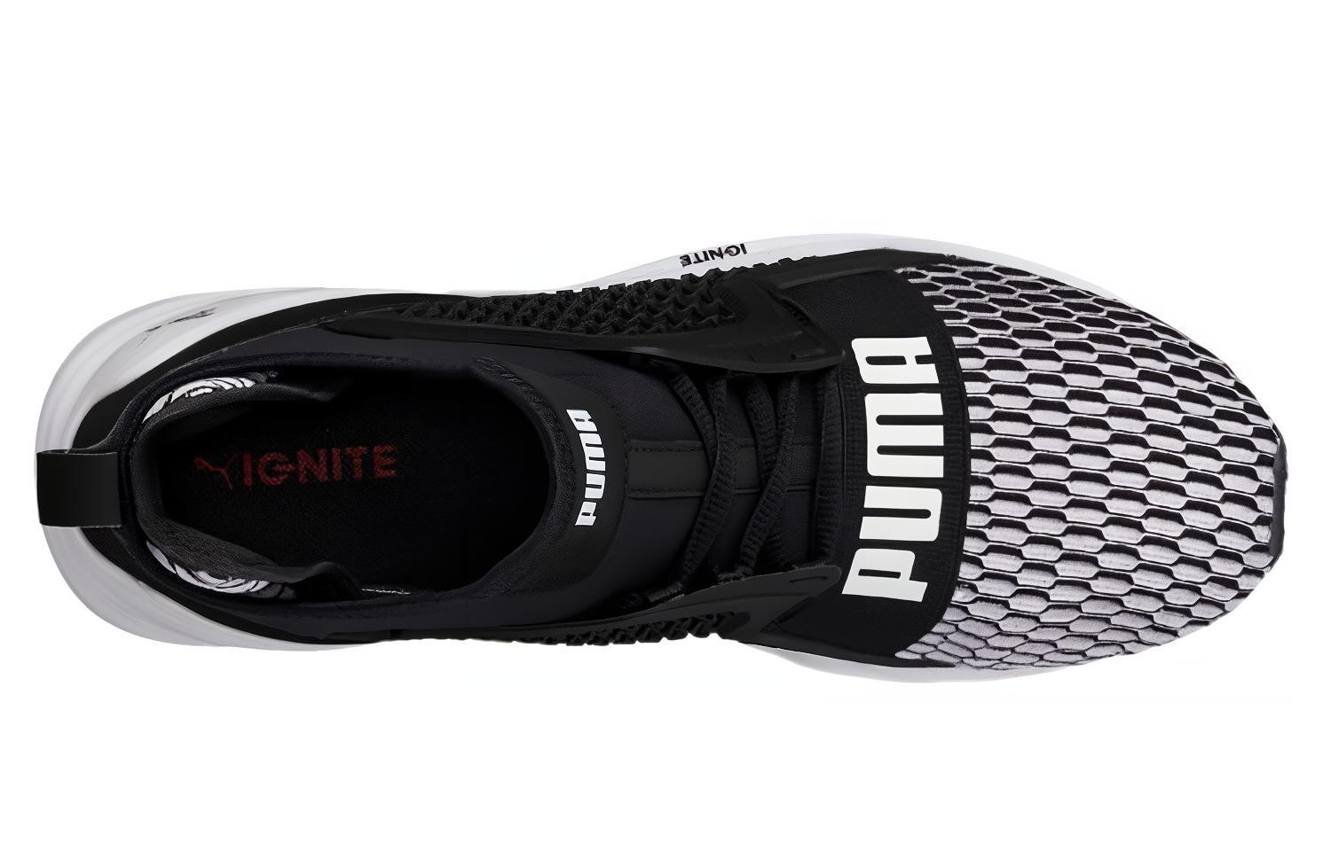 Lookbook Puma Ignite Limitless Colorblock 'Hitam Putih' 189781-01