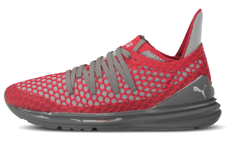 Puma Ignite Limitless Netfit 'Red Grey Colorblock' 189983-02